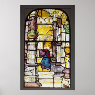 Poster Simon dans le temple voyant le Saint-Esprit