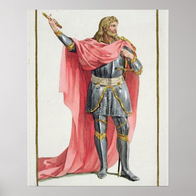 Poster Simon de Montfort (c.1165-1218) de "Receuil des (Devant)