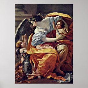 Poster Simon Vouet - allégorie de la richesse