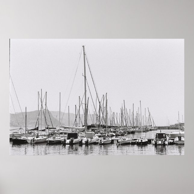 Poster Simon's Town Harbour Cape Town Kodak Film (Devant)