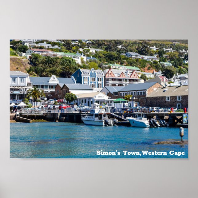 Poster Simon's Town, Western Cape, Afrique du Sud (Devant)