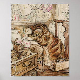 Poster Simpkin Chat Ménage Par Beatrix Potter