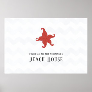 Poster Simplante Starfish Beach House