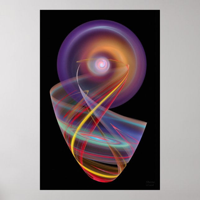 Poster 'Simple Abstrait 012' (Devant)