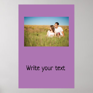 Poster Simple ajout minimal du nom de texte du logo