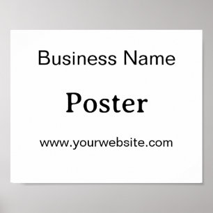 Poster Simple Brand Promotion Standard Semi-brillant 10"x
