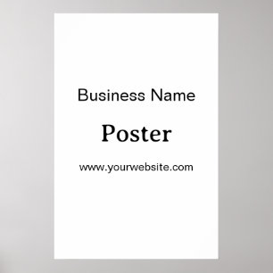 Poster Simple Brand Promotion Standard Semi-brillant 20"x