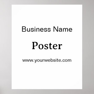 Poster Simple Brand Promotion Standard Semi-brillant 20"x