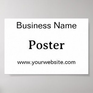 Poster Simple Brand Promotion Standard Semi-brillant 6"x4
