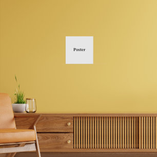 Poster Simple Brand Promotion Standard Semi-Gloss 12"x12"