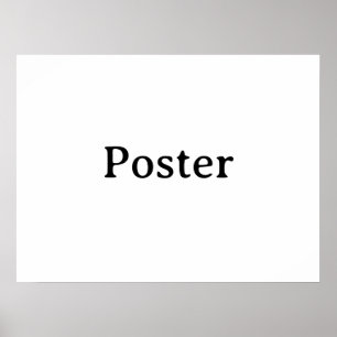 Poster Simple Brand Promotion Standard Semi-Gloss 24"x18"