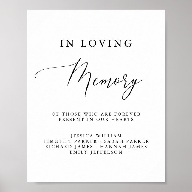 Poster Simple calligraphie Mariage russe (Devant)