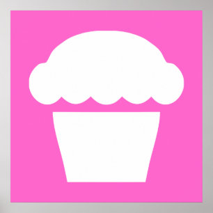 Poster simple cupcake