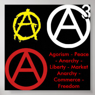 Poster simple d'anarchie