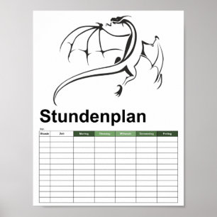 Poster Simple Dragon Volant