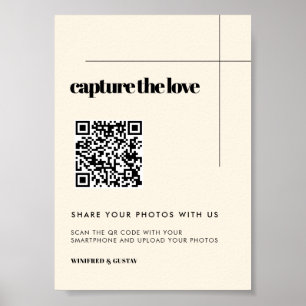 Poster Simple, élégant et chic Captez le signe d'amour
