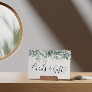Poster Simple Eucalyptus Greenery Cartes de mariage et ca