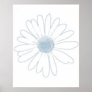 Poster Simple marguerite