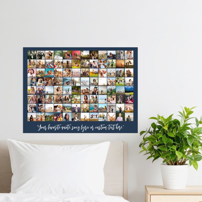 Poster Simple Moderne Personnalisé 96 Photo Collage (Créateur téléchargé)
