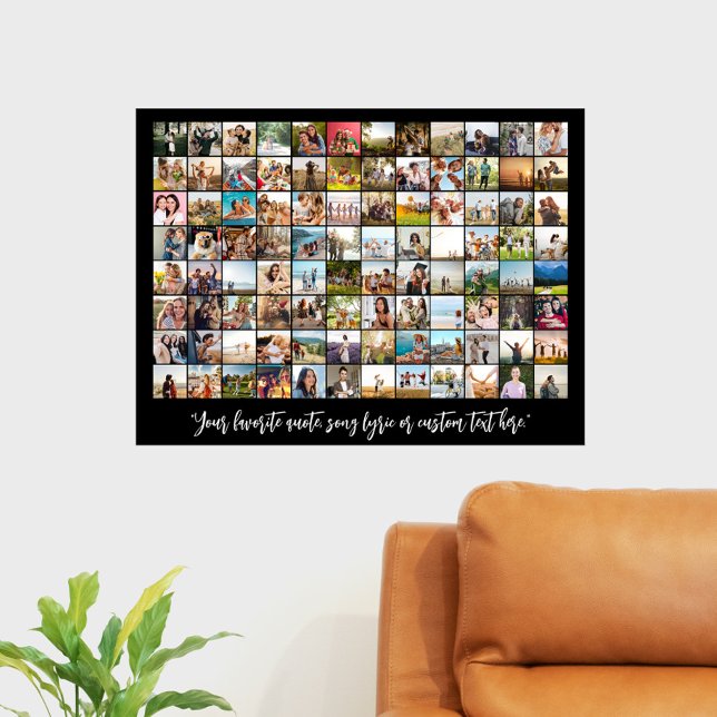 Poster Simple Moderne Personnalisé 96 Photo Collage (Créateur téléchargé)
