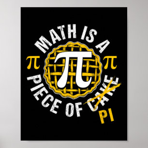 Poster Simple Pi Symbole Chemise National Pi Day Cadeau