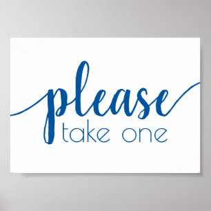 Poster Simple, prenez un French Blue Any Event