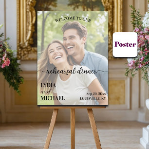 Poster Simple superposition de texte sur une photo pour l