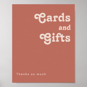 Poster Simples vibrations rétro Cartes et cadeaux Old R