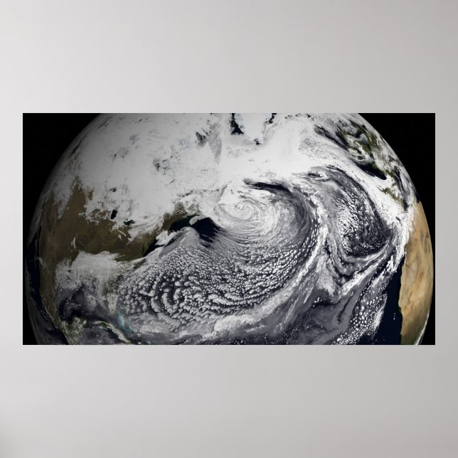 Poster Simulation de nuage d'une seule journée 2 (Devant)