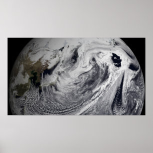 Poster Simulation de nuage d'une seule journée 4