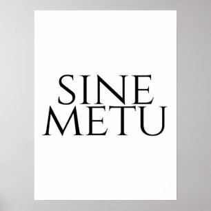 Poster Sine Metu - Sans Peur