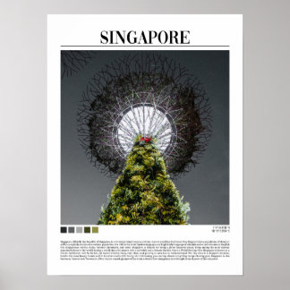 Poster Singapour - Asie du Sud-Est