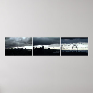 Poster Singapour Skyline No2