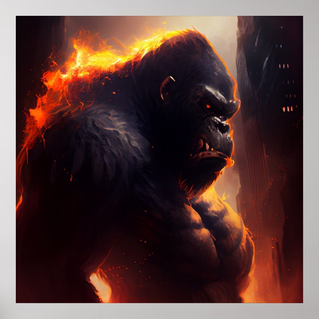 Poster singe (Devant)