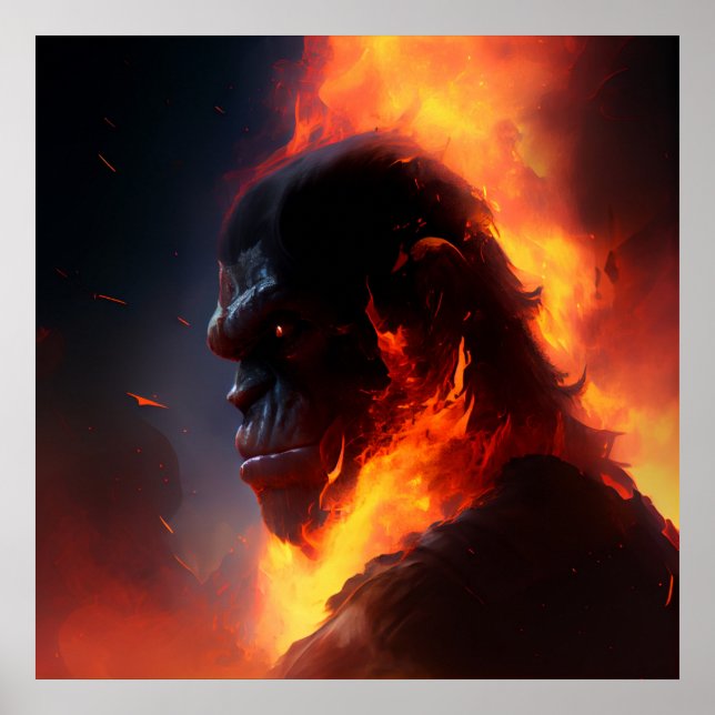 Poster singe (Devant)