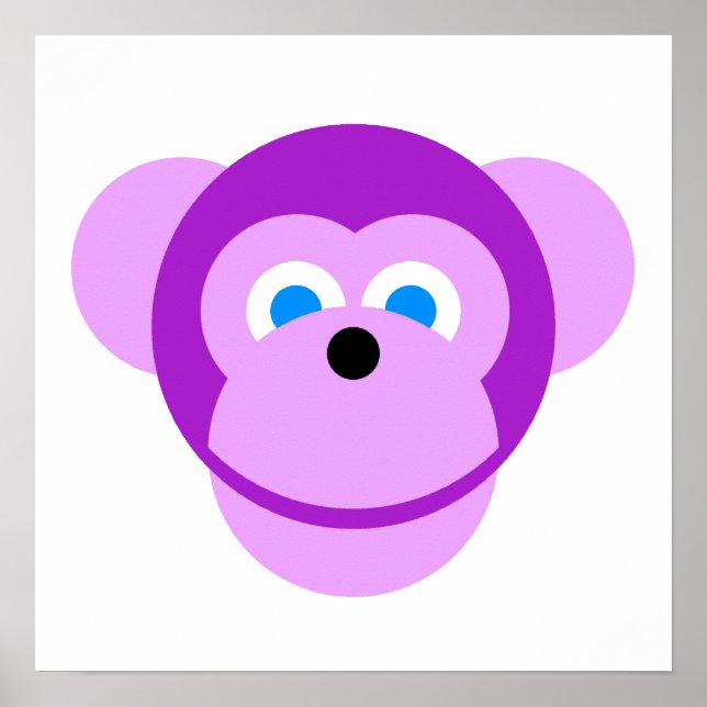 Poster Singe pourpre (Devant)