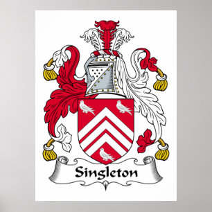 Poster Singleton Family Crest