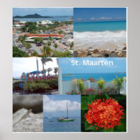 Poster Sint Maarten-St Martin Imprimer