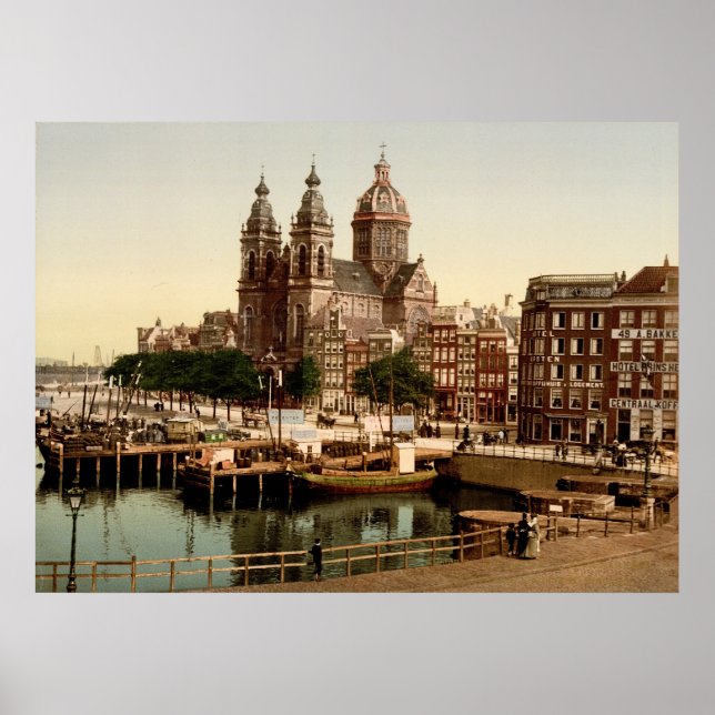 Poster Sint Nicolaaskerk Amsterdam (Devant)