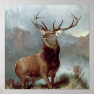 Poster Sir Edwin Landseer   Monarque du Glen, 1851