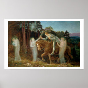 Poster Sir Galahad, c.1894 (oil on canvas)