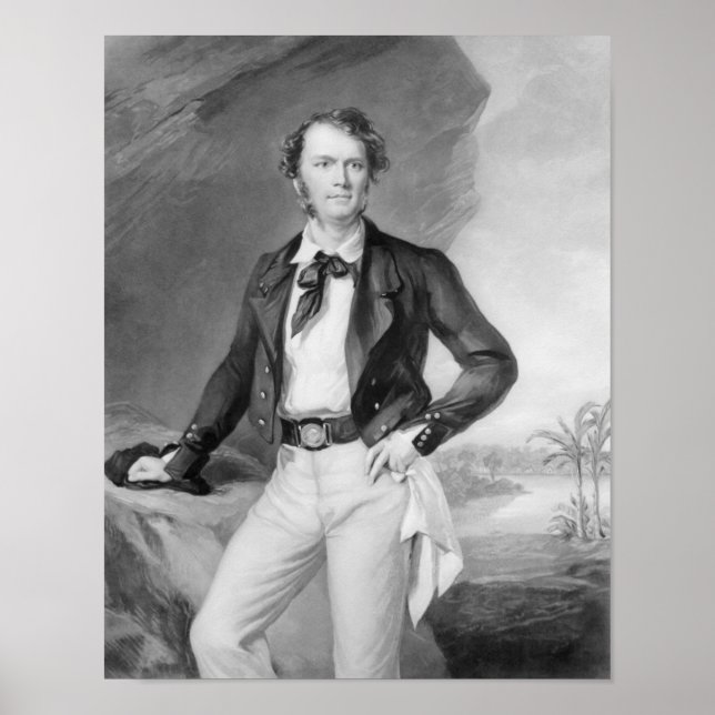 Poster Sir James Brooke Rajah de Sarawak, 1847 (Devant)