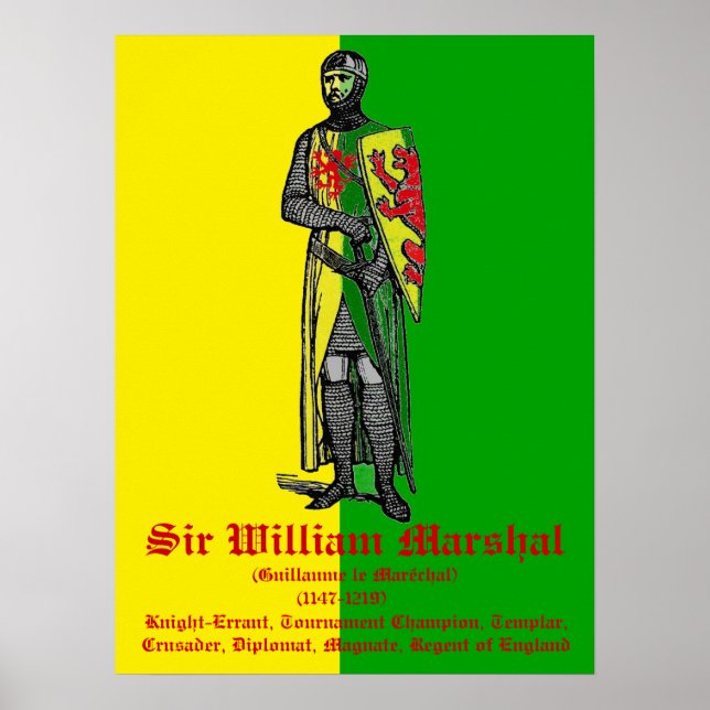 Poster Sir William Marshal (Devant)