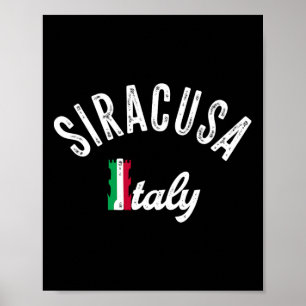 Poster Siracusa Sicile Souvenir de vacances - Rétro Sirac