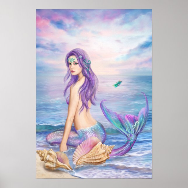 Poster Sirène Bleue (Devant)