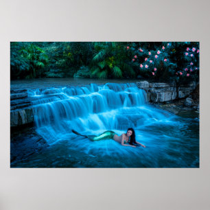 Poster Sirène en cascade