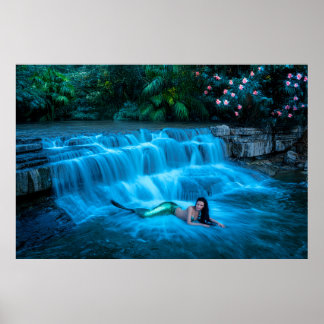 Poster Sirène en cascade