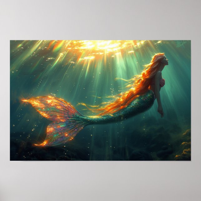 Poster Sirène Opalescent (Devant)