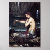Sirène sur la plage