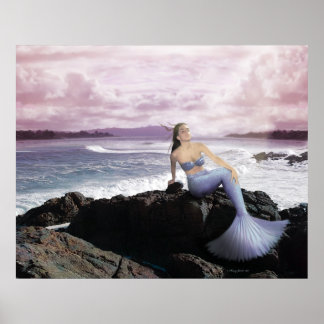 Poster Sirène Sur Le Rivage